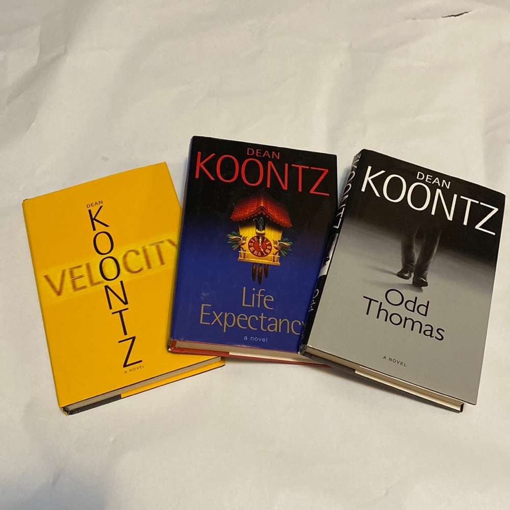 Dean Koontz Hardbound book bundle